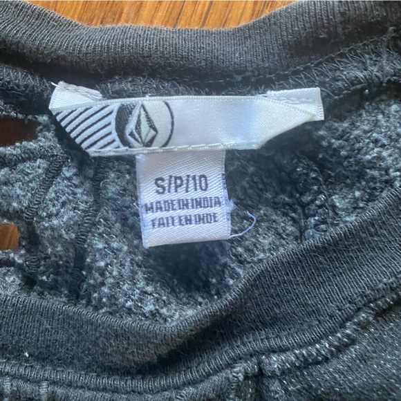 Volcom women’s dark grey lattice back sweatshirt size S. - Picture 5 of 5